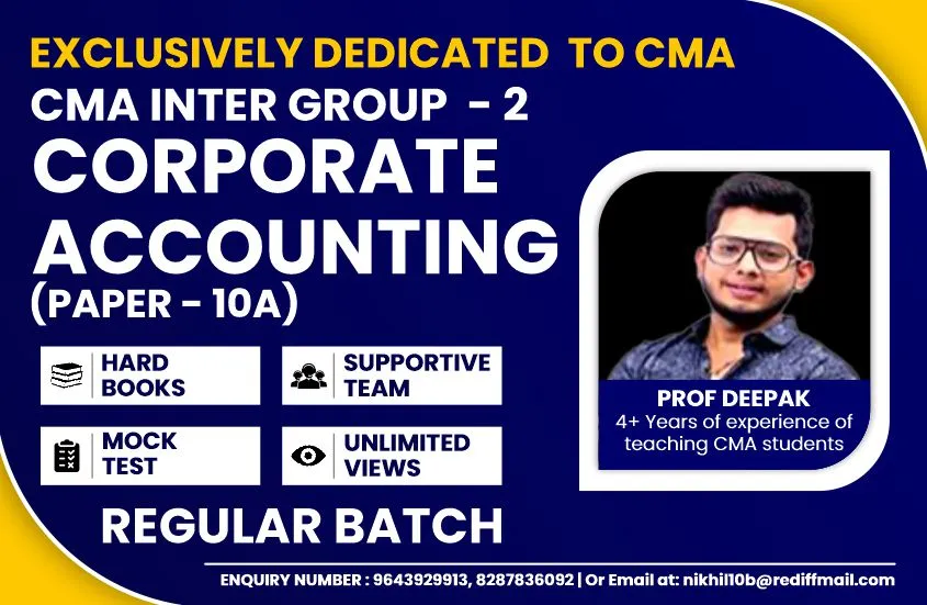 CORPORATE ACCOUNTING 